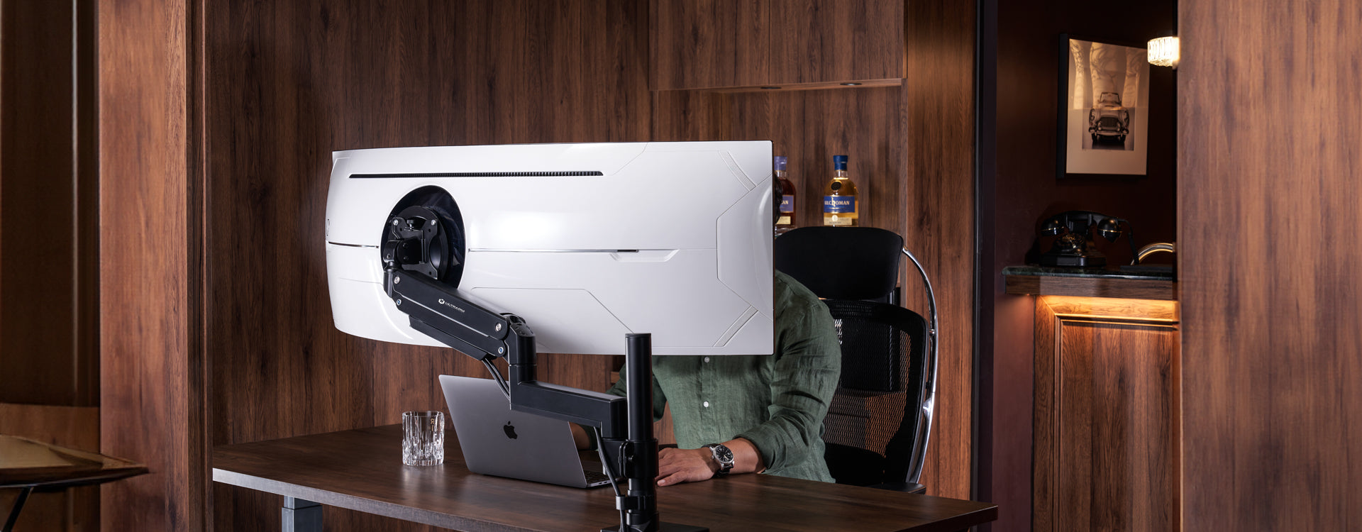 Utrom Monitor ULTRARM Monitor Arm | Free Up Workspace | Boost Productivity